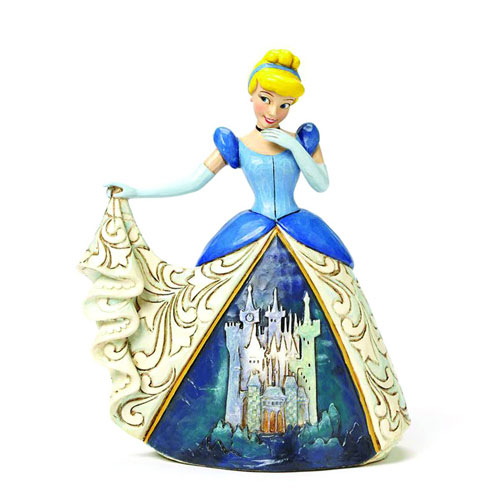 Disney Traditions Cinderella with Castle Dress Statue